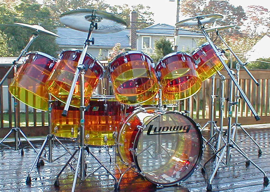 ludwig vistalite tequila sunrise